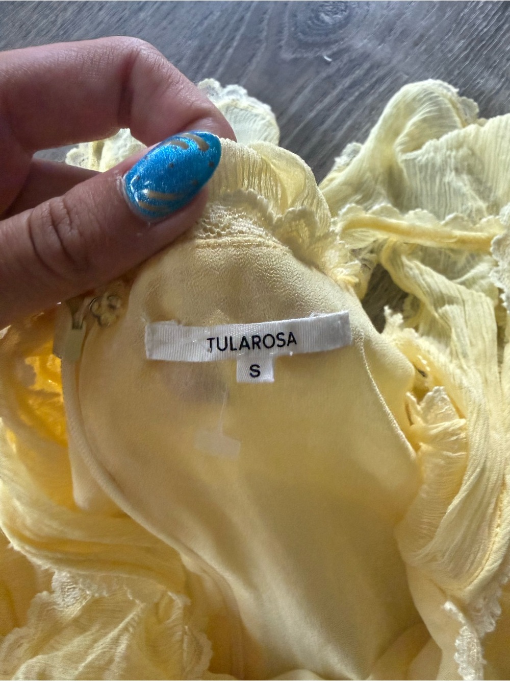 Yellow Ruffled Dress - Picture 2 of 2